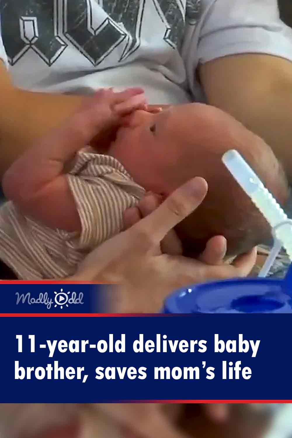 11-year-old delivers baby brother, saves mom’s life