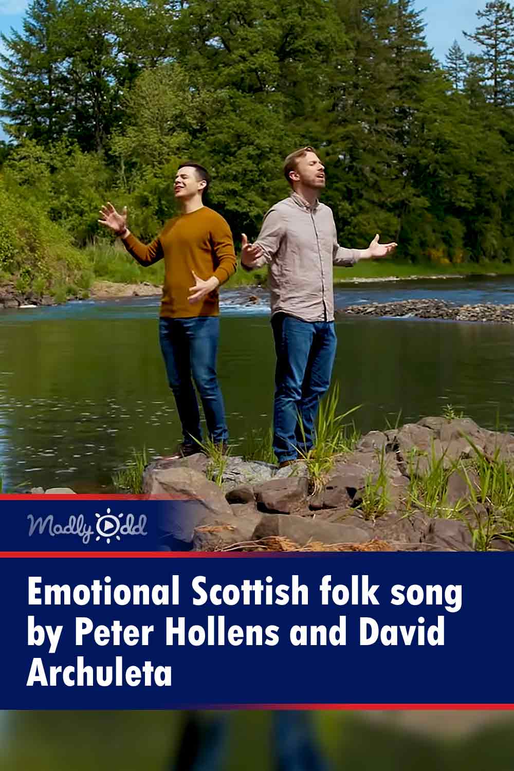 Emotional Scottish folk song by Peter Hollens and David Archuleta
