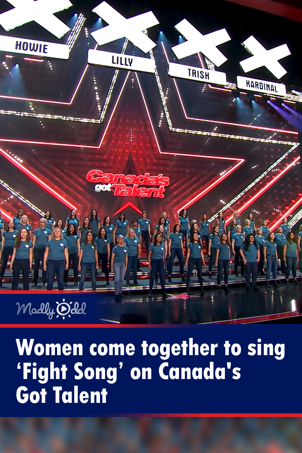 50 healthcare workers come together to sing ‘Fight Song’ on Canada\'s Got Talent