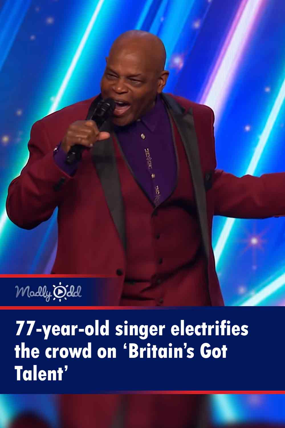 77-year-old singer electrifies the crowd on ‘Britain’s Got Talent’