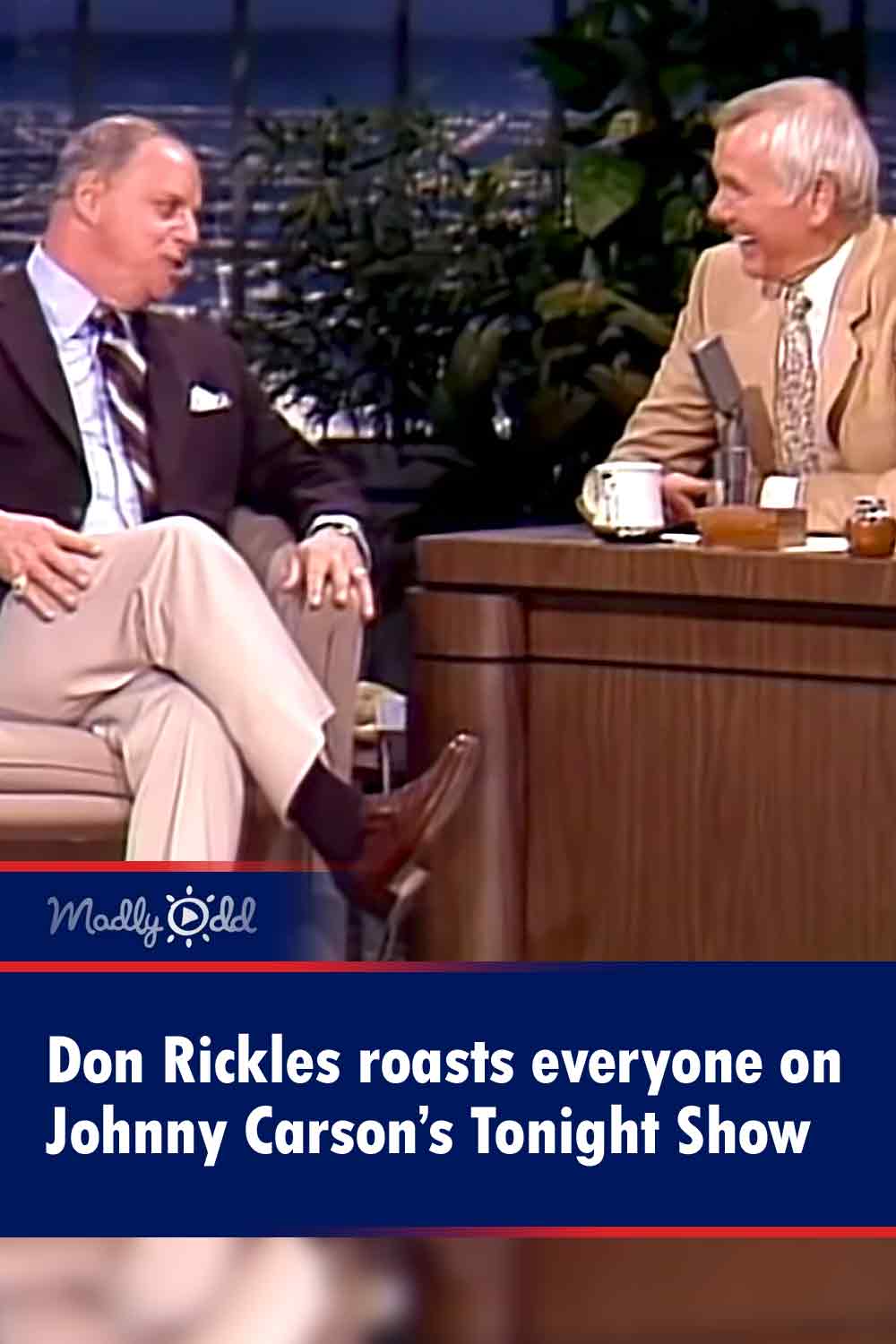 Don Rickles roasts everyone on Johnny Carson’s Tonight Show