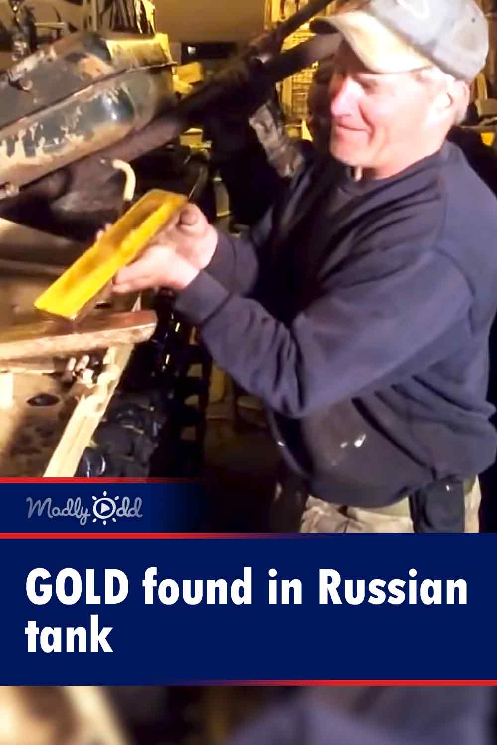 GOLD found in Russian tank