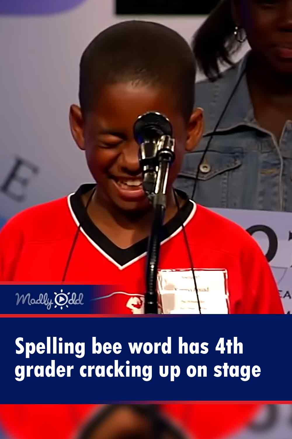 Spelling bee word has 4th grader cracking up on stage