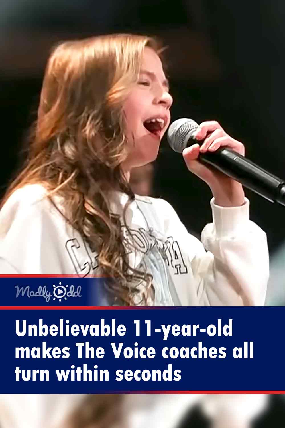 Unbelievable 11-year-old makes The Voice coaches all turn within seconds