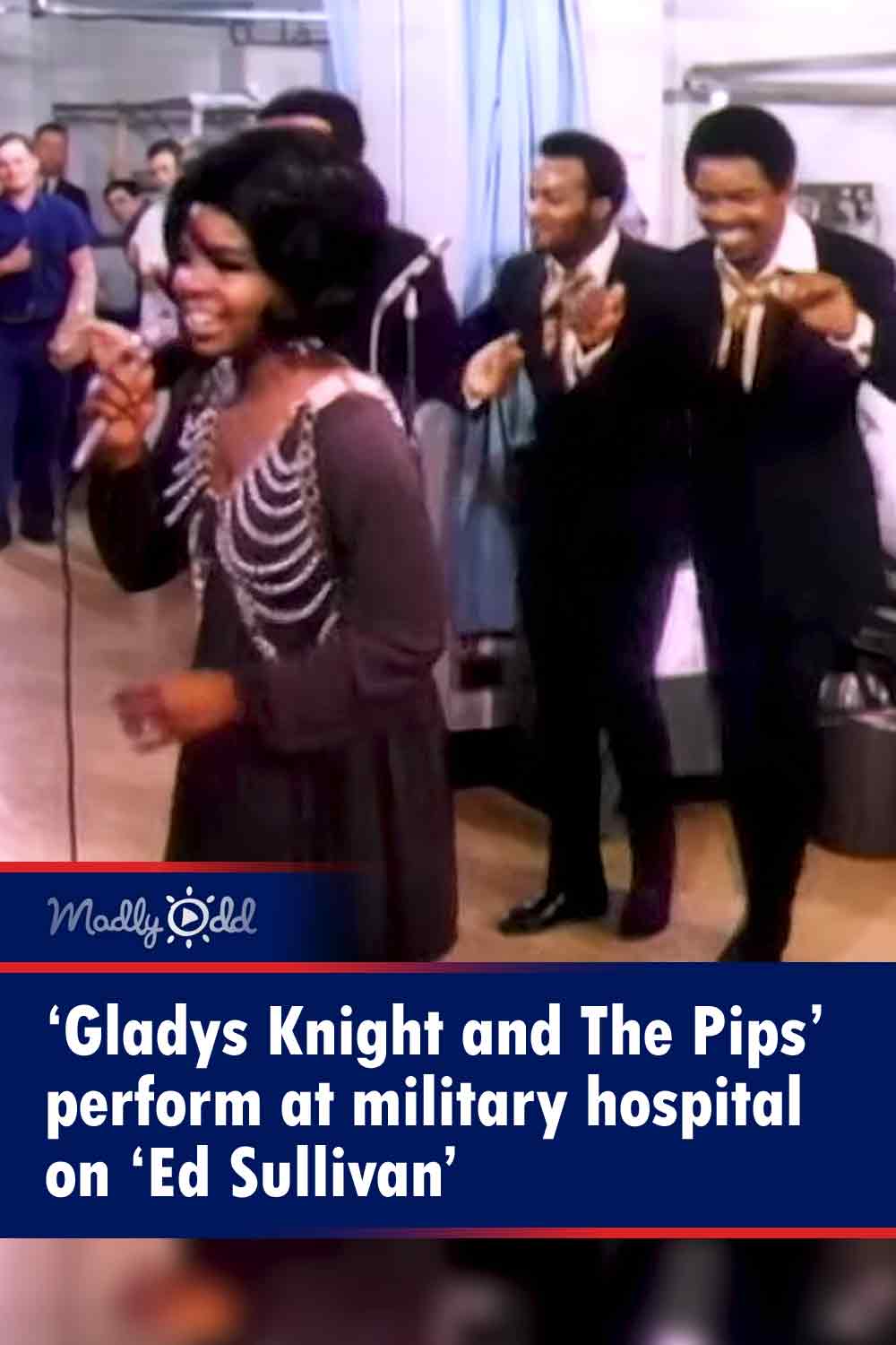 ‘Gladys Knight and The Pips’ perform at military hospital on ‘Ed Sullivan’