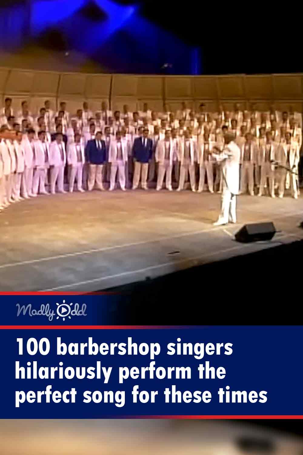 100 barbershop singers hilariously perform the perfect song for these times