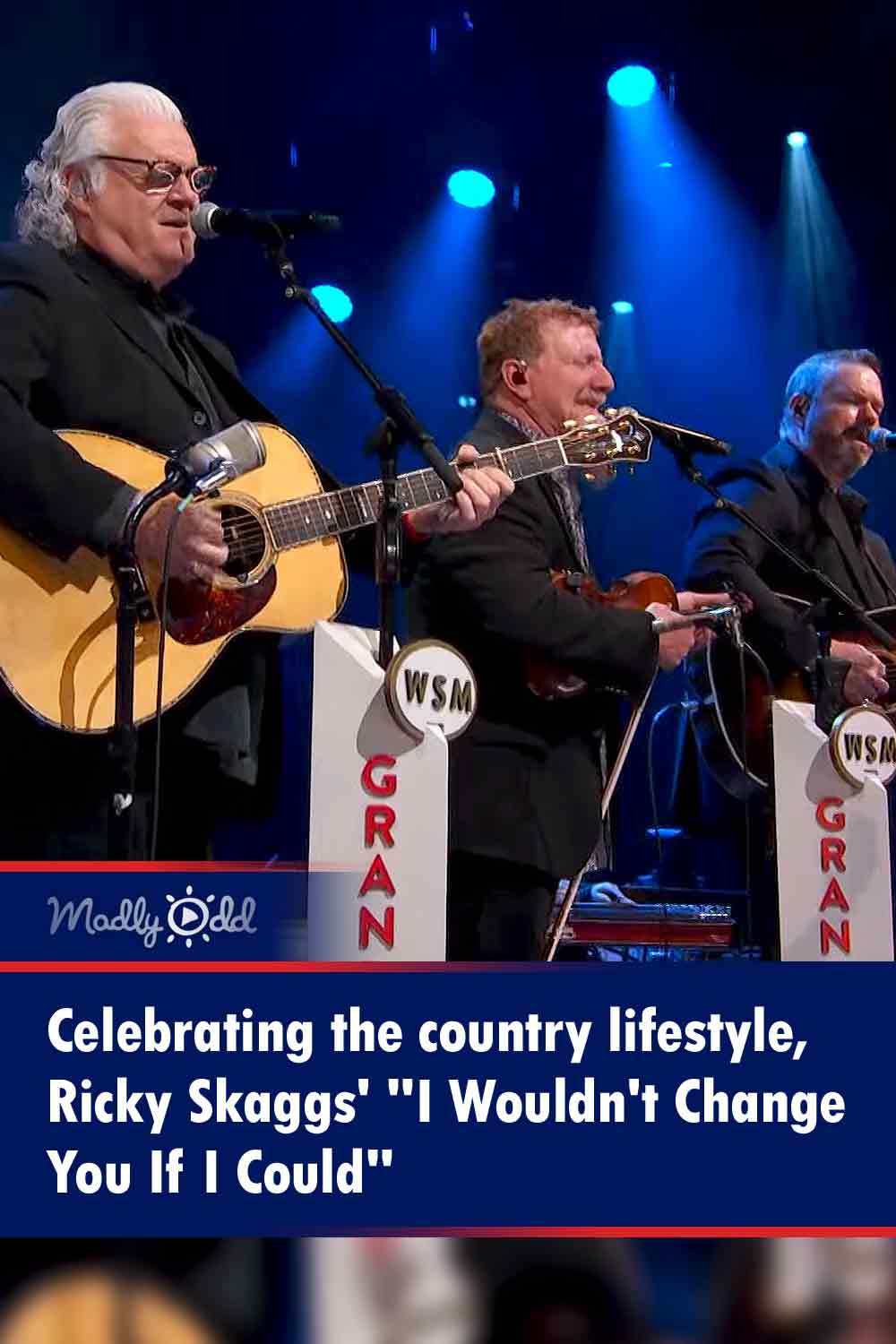 Celebrating the country lifestyle, Ricky Skaggs\' \