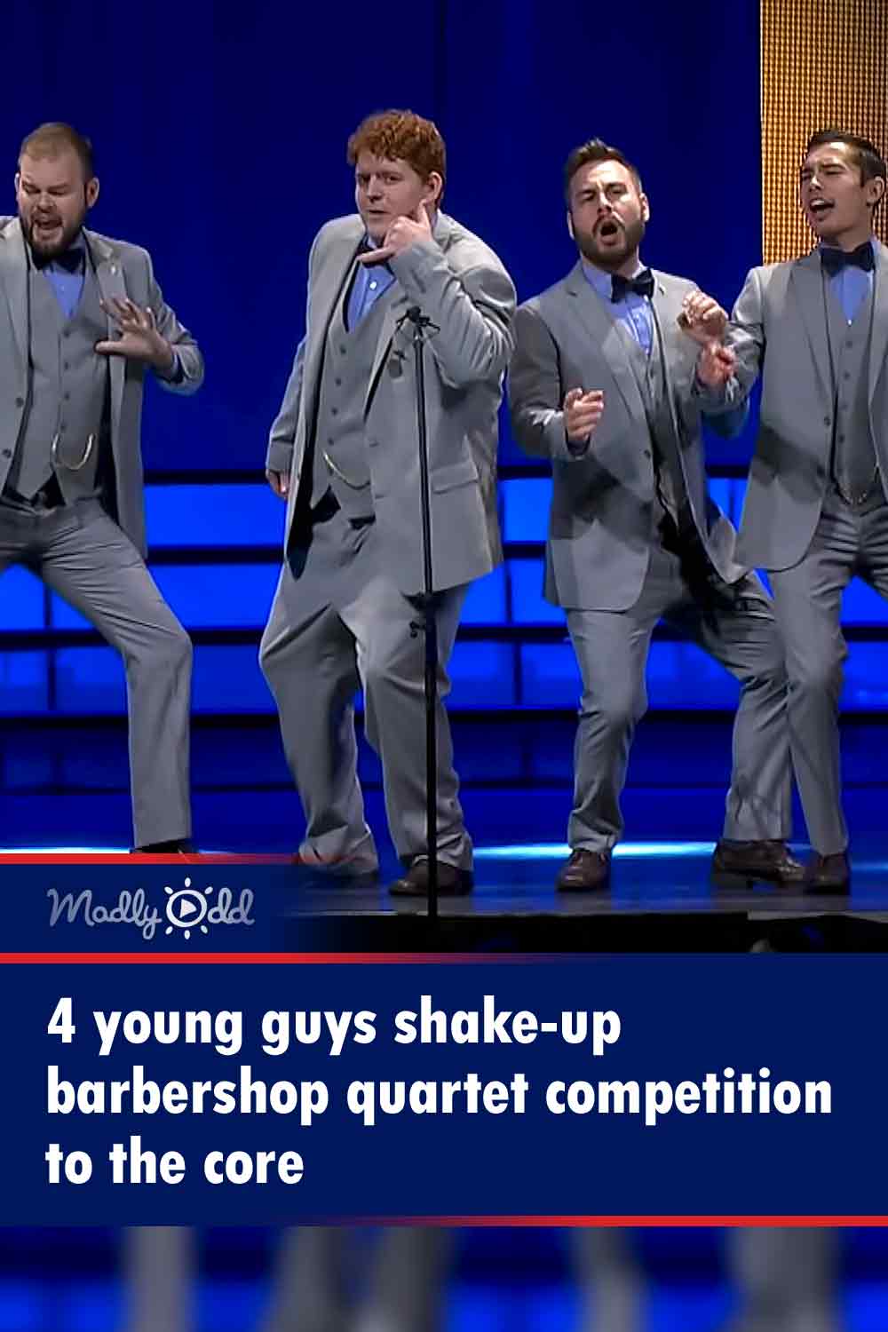 4 young guys shake-up barbershop quartet competition to the core