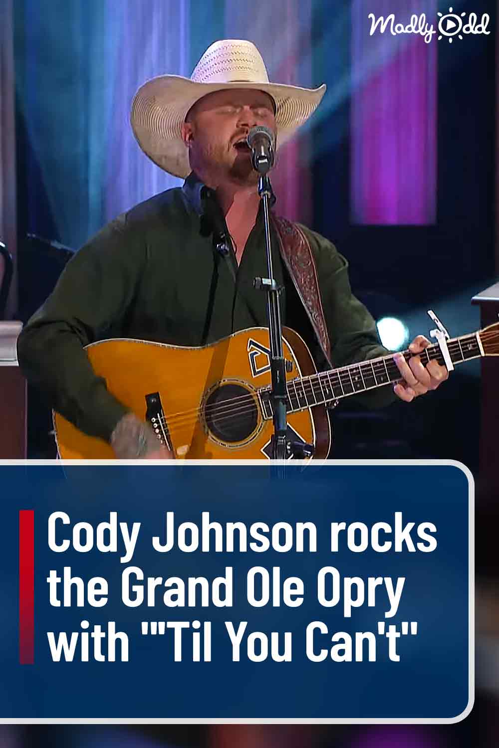 Cody Johnson rocks the Grand Ole Opry with \