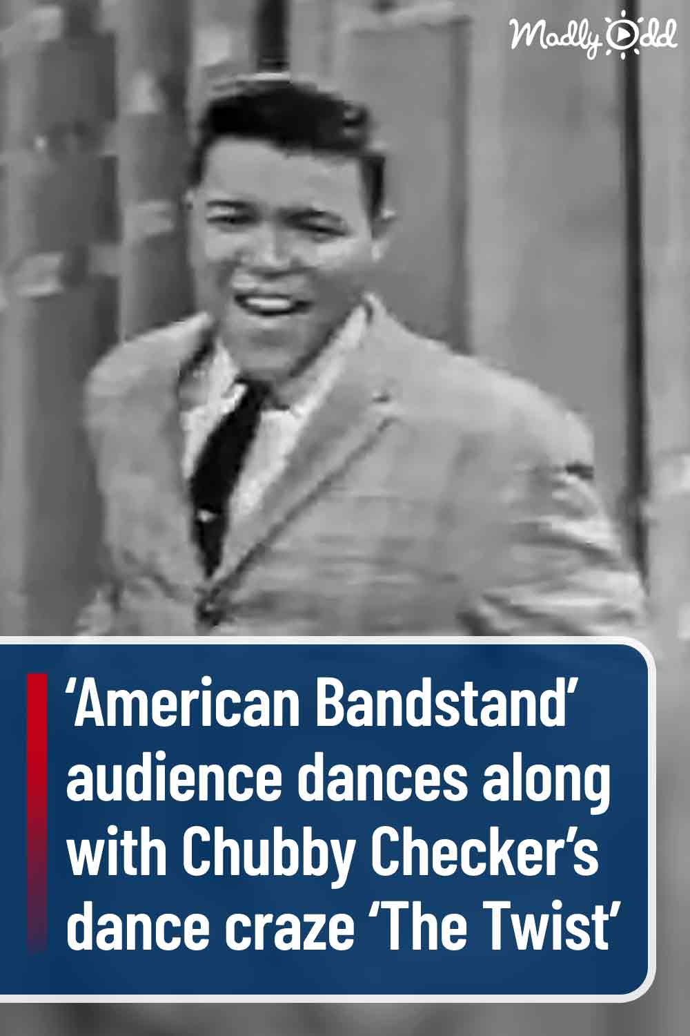 ‘American Bandstand’ audience dances along with Chubby Checker’s dance craze ‘The Twist’