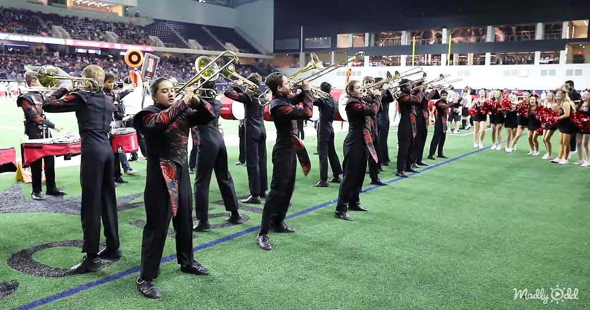 Marching band routine