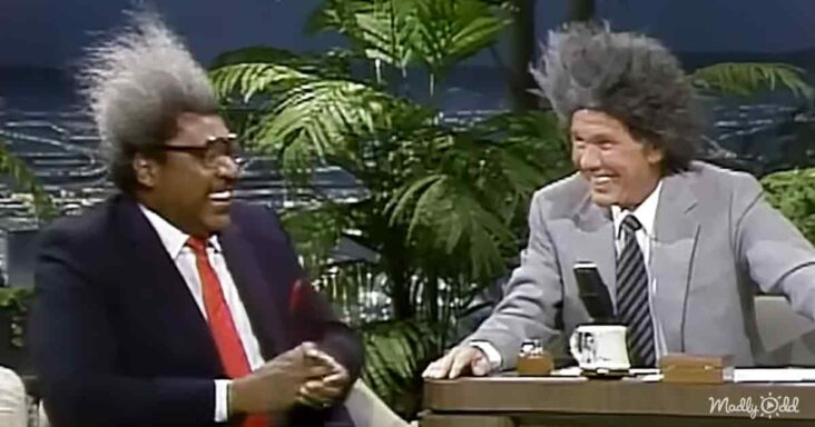 Johnny Carson and Don King