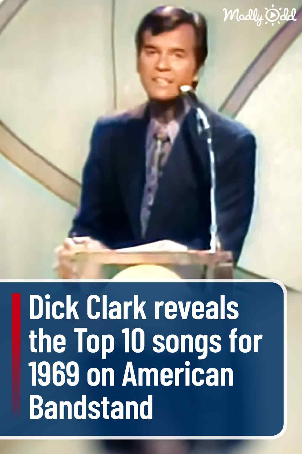 Dick Clark reveals the Top 10 songs for 1969 on American Bandstand