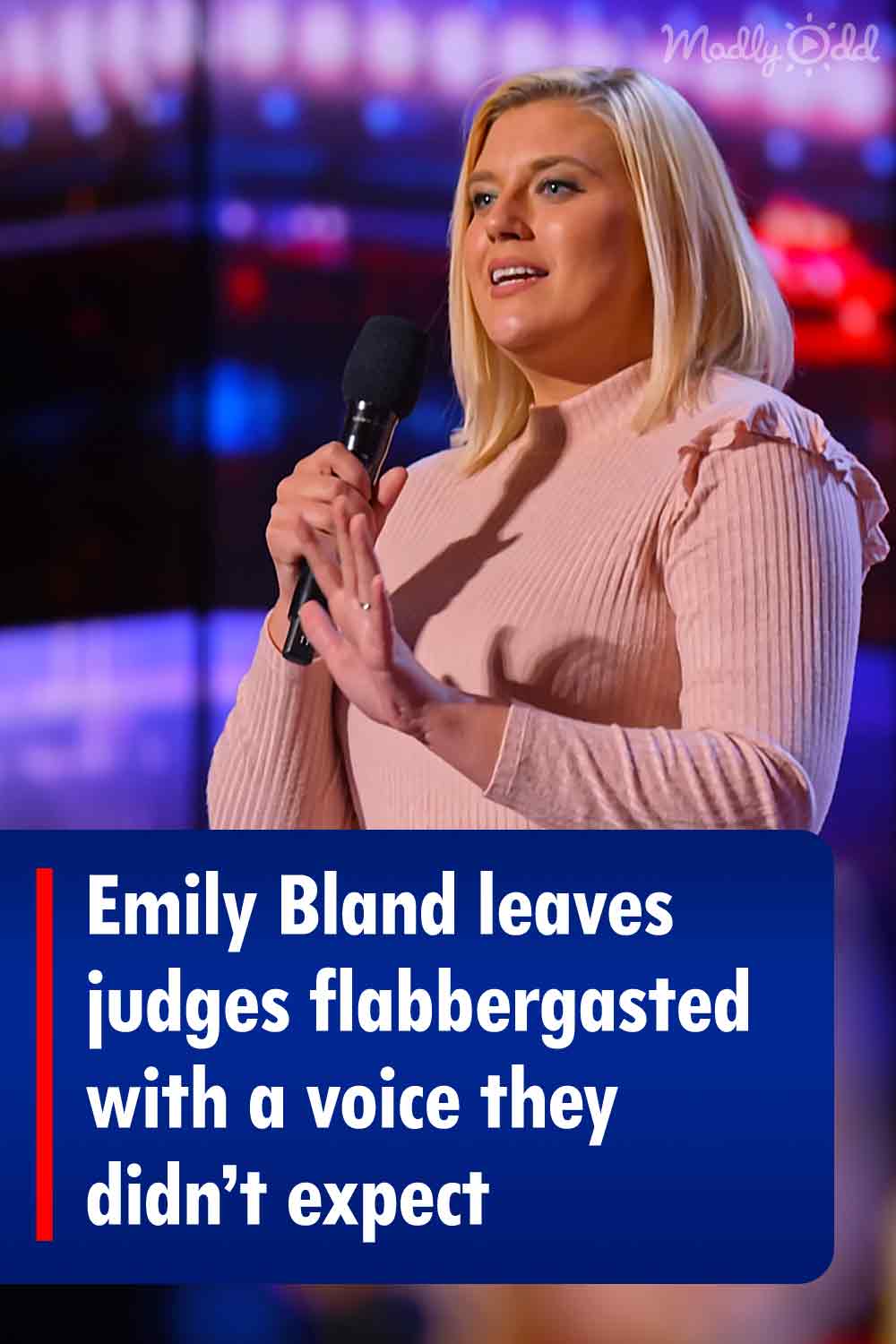 Emily Bland leaves judges flabbergasted with a voice they didn’t expect