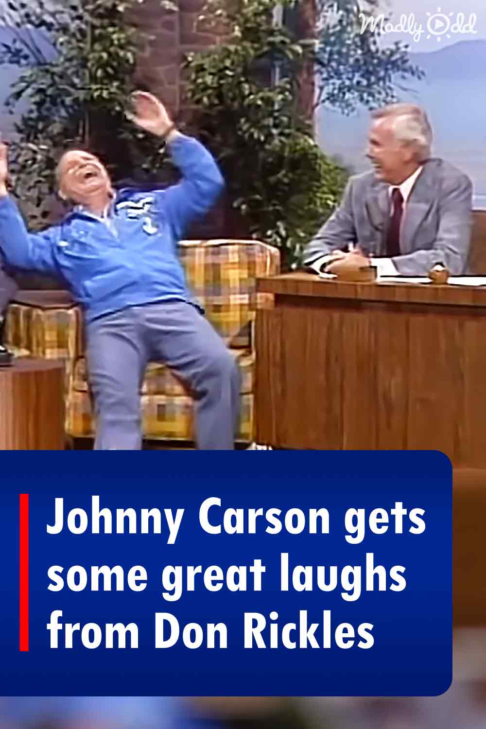 Johnny Carson gets some great laughs from Don Rickles