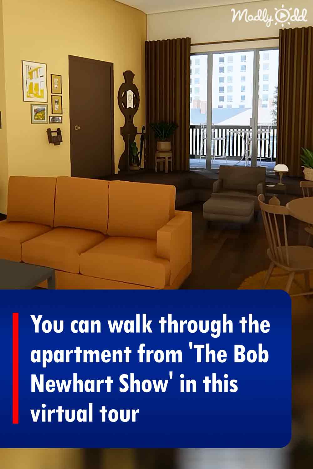 You can walk through the apartment from \'The Bob Newhart Show\' in this virtual tour