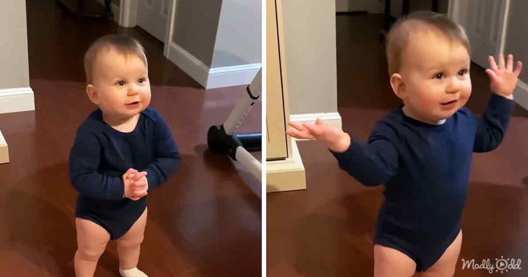 Talkative toddler converses with dad like a grown-up - Madly Odd!