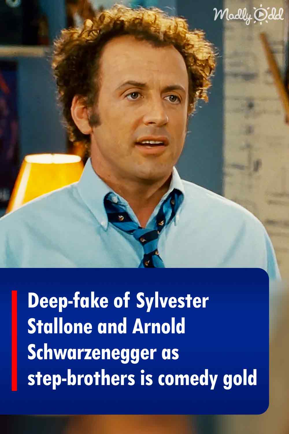 Deep-fake of Sylvester Stallone and Arnold Schwarzenegger as step-brothers is comedy gold