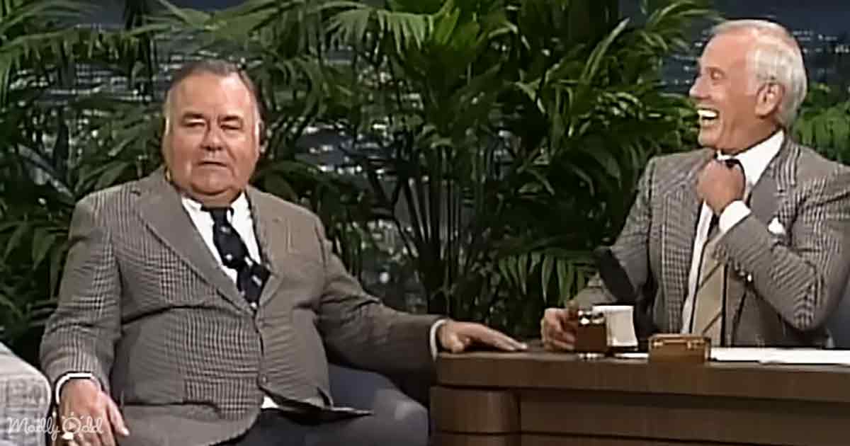 Jonathan Winters and Johnny Carson