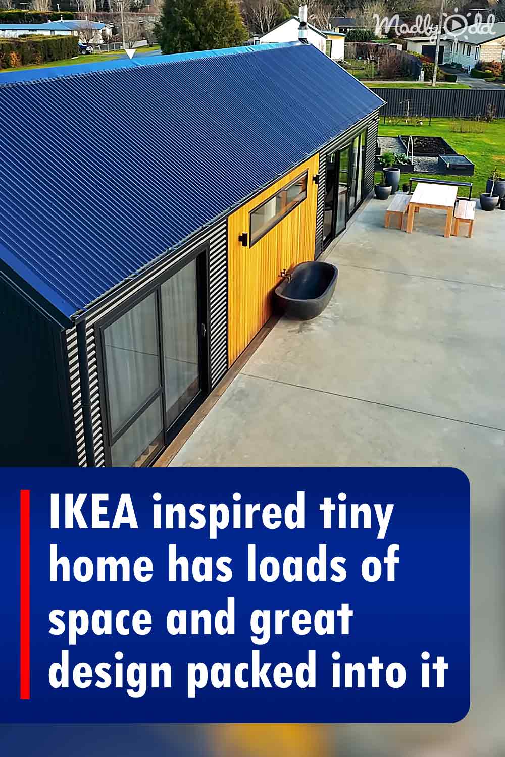 IKEA inspired tiny home has loads of space and great design packed into it