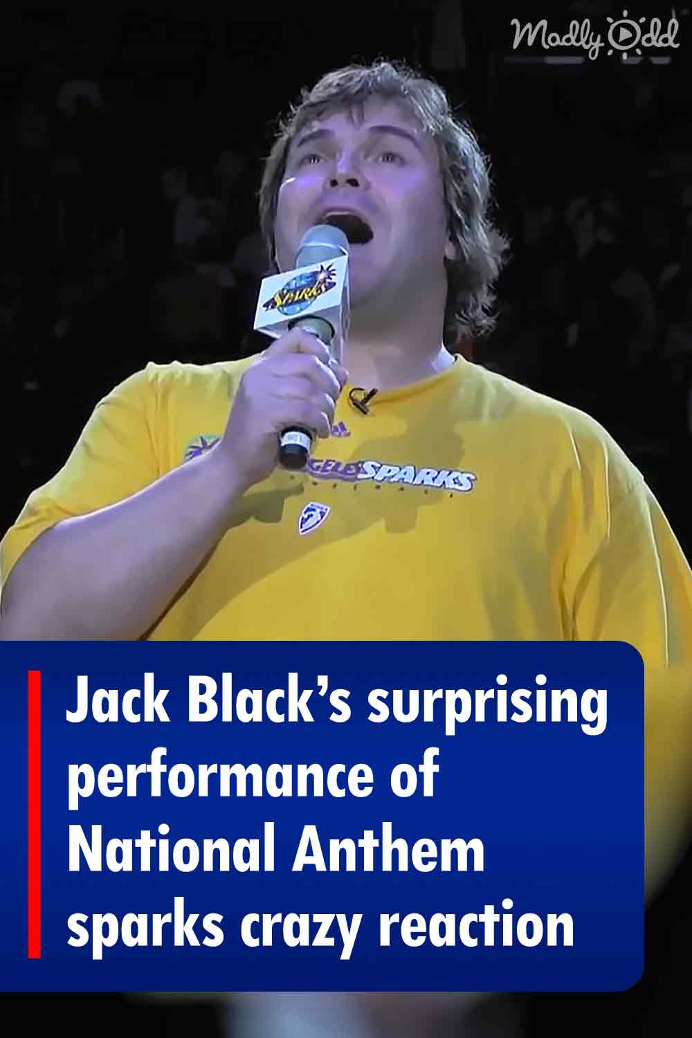 Jack Black’s surprising performance of National Anthem sparks crazy reaction