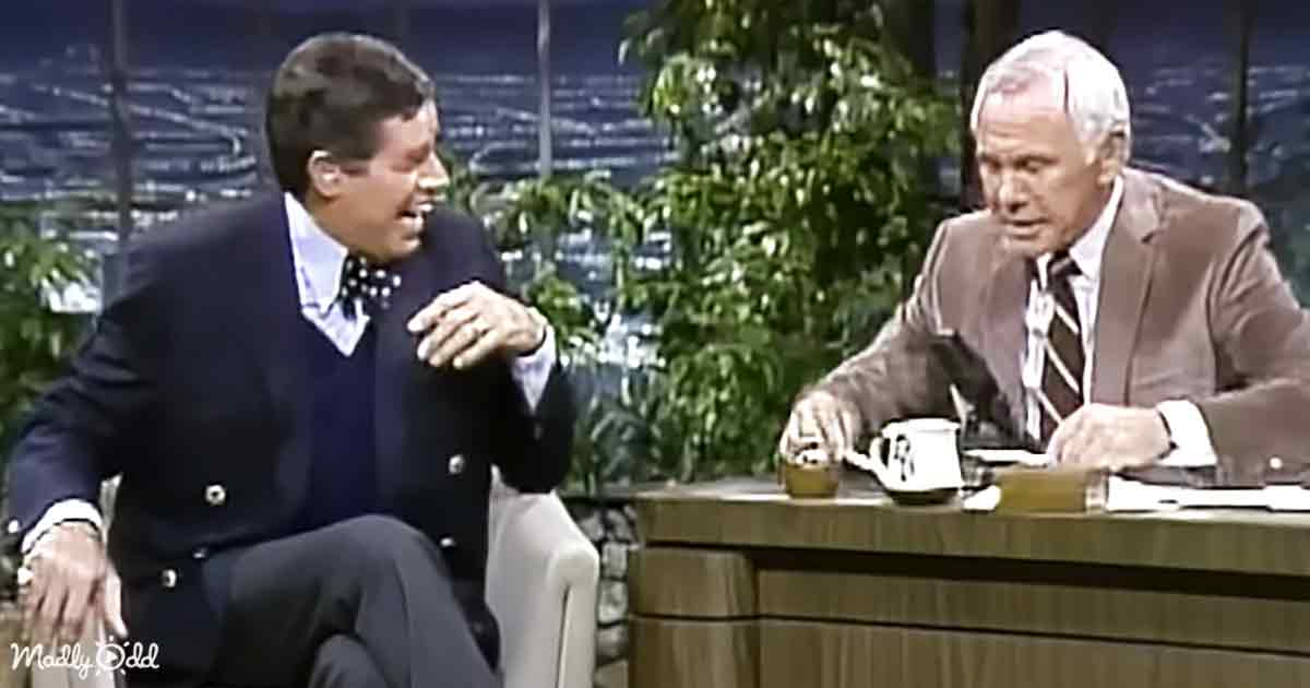 Jerry Lewis and Johnny Carson
