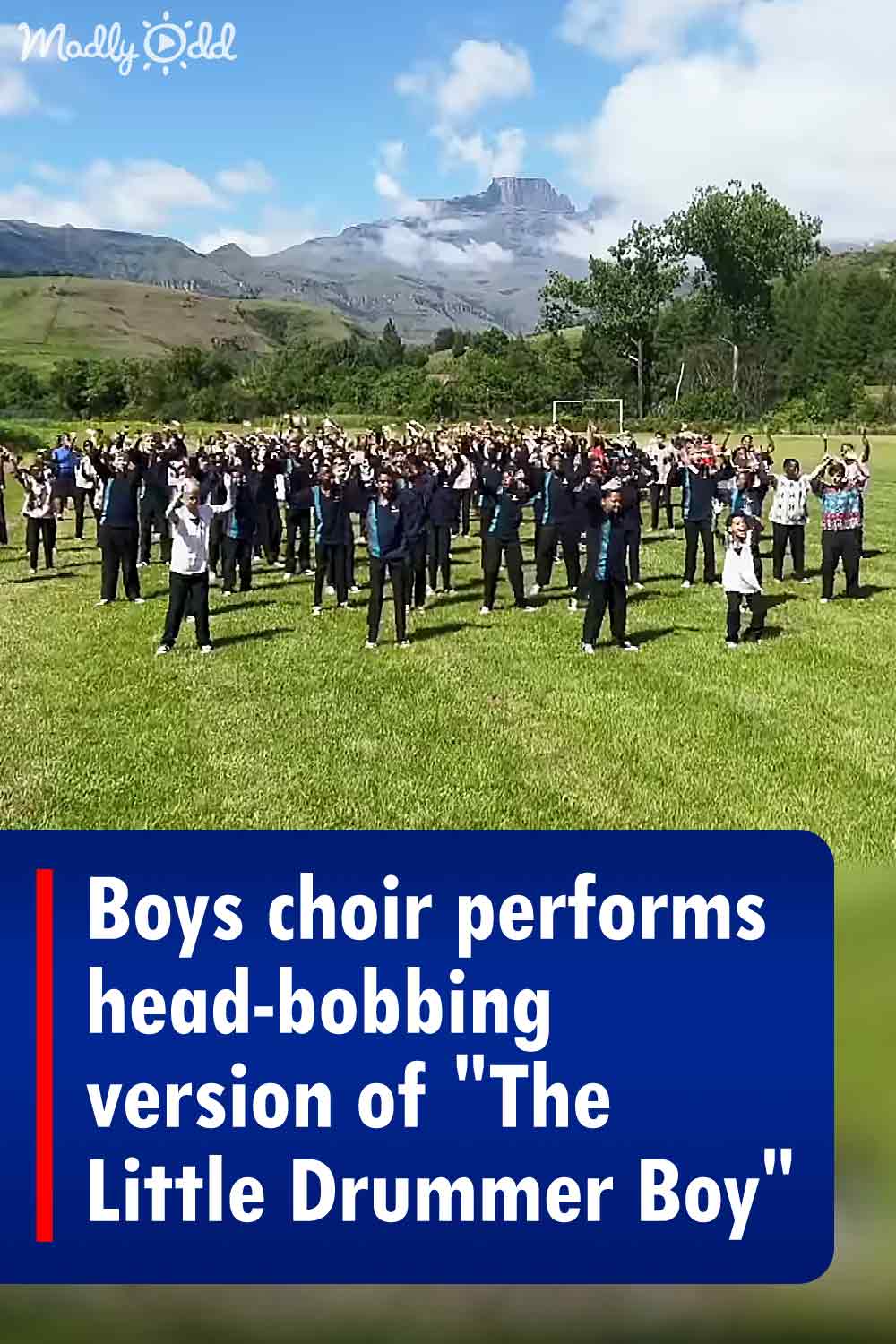 Boys choir performs head-bobbing version of \