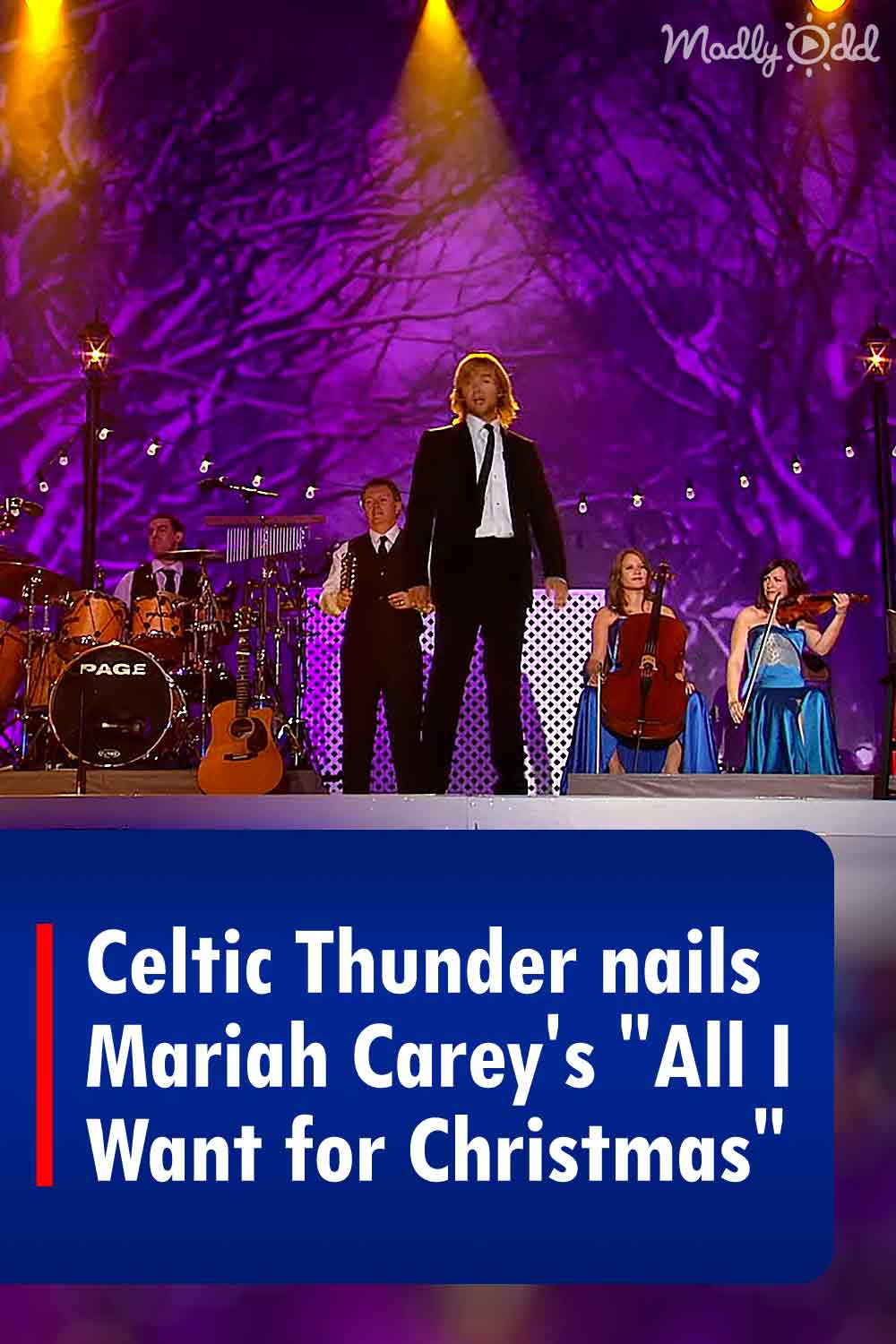 Celtic Thunder nails Mariah Carey\'s \