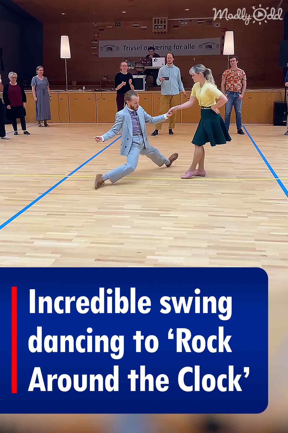 Incredible swing dancing to ‘Rock Around the Clock’