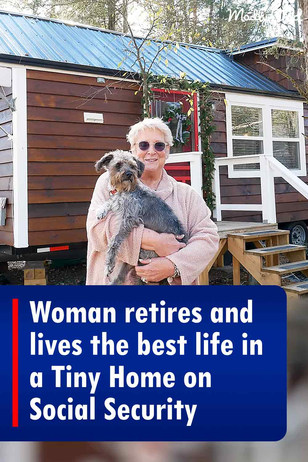 Woman retires and lives the best life in a Tiny Home on Social Security