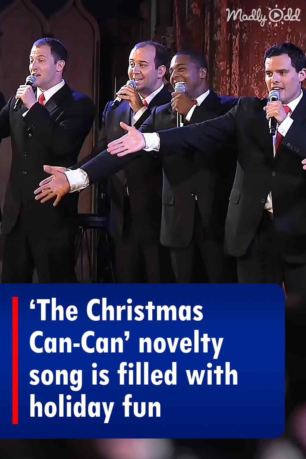 ‘The Christmas Can-Can’ novelty song is filled with holiday fun