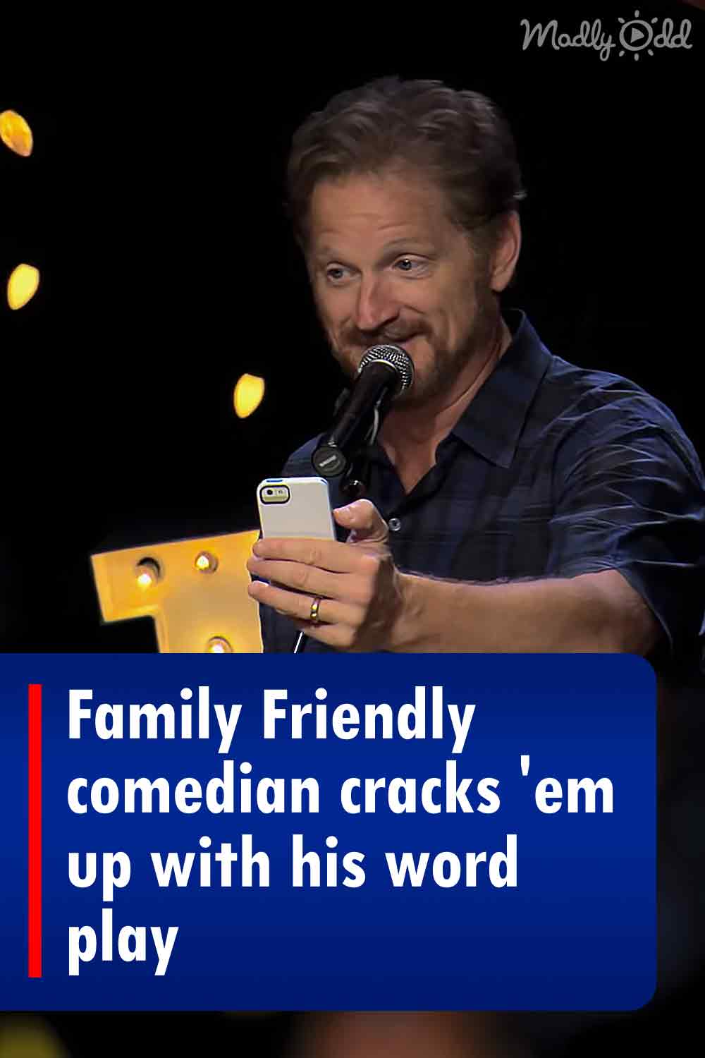 Family Friendly comedian cracks \'em up with his word play