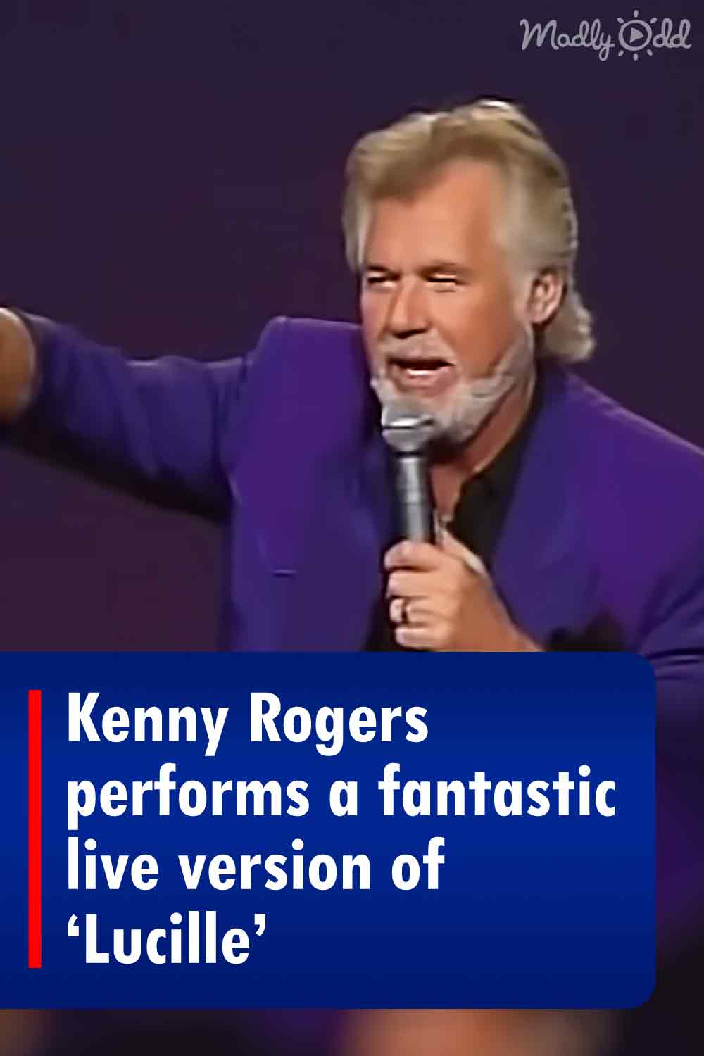Kenny Rogers performs a fantastic live version of ‘Lucille’