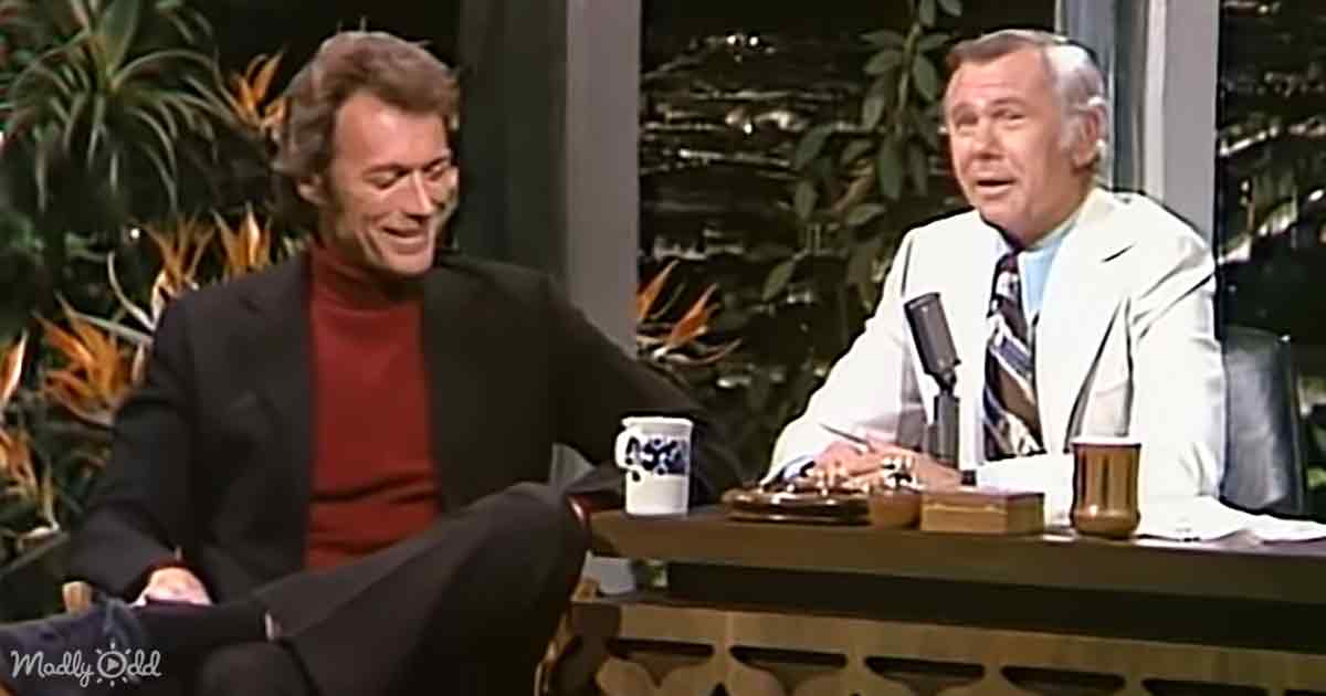 Johnny Carson and Clint Eastwood