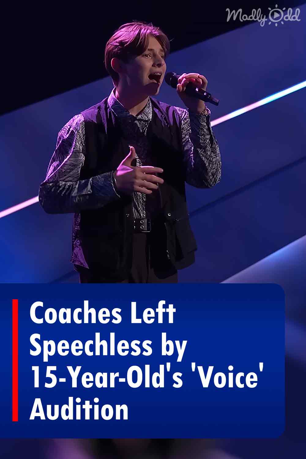 Coaches Left Speechless by 15-Year-Old\'s \'Voice\' Audition
