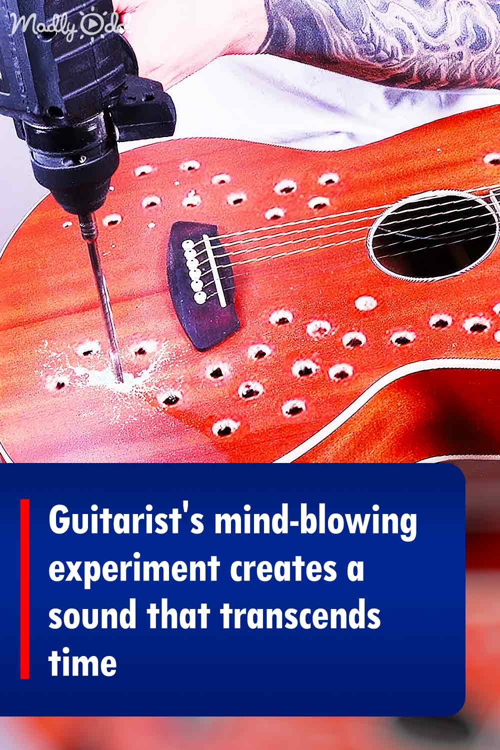 Guitarist\'s mind-blowing experiment creates a sound that transcends time