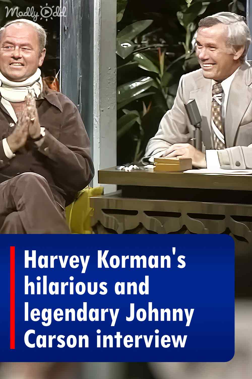 Harvey Korman\'s hilarious and legendary Johnny Carson interview
