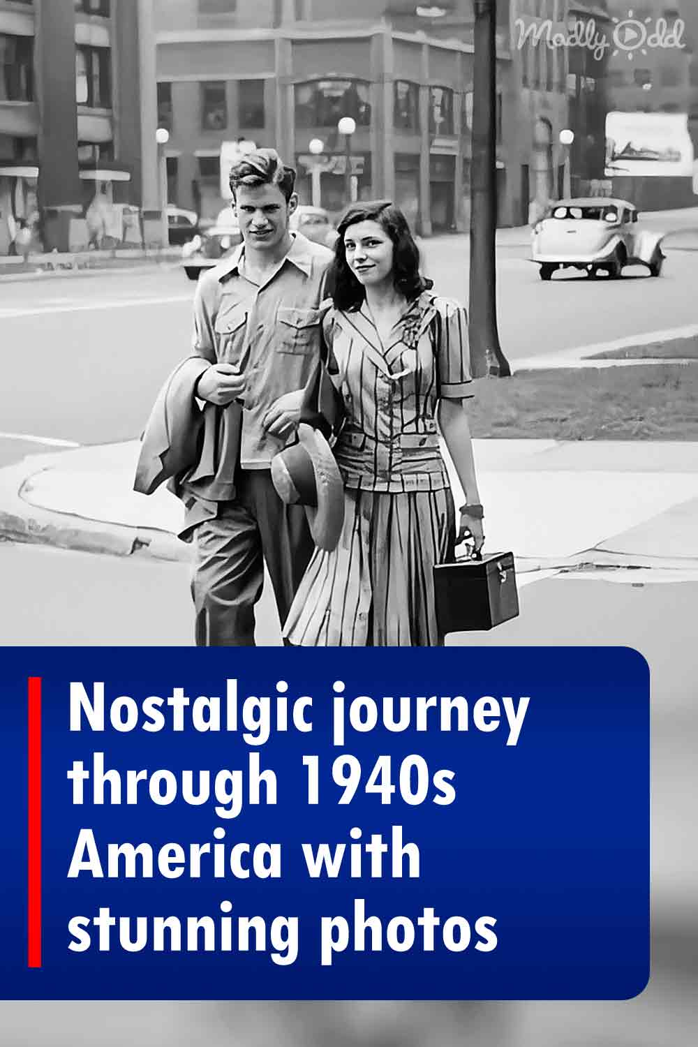 Nostalgic journey through 1940s America with stunning photos