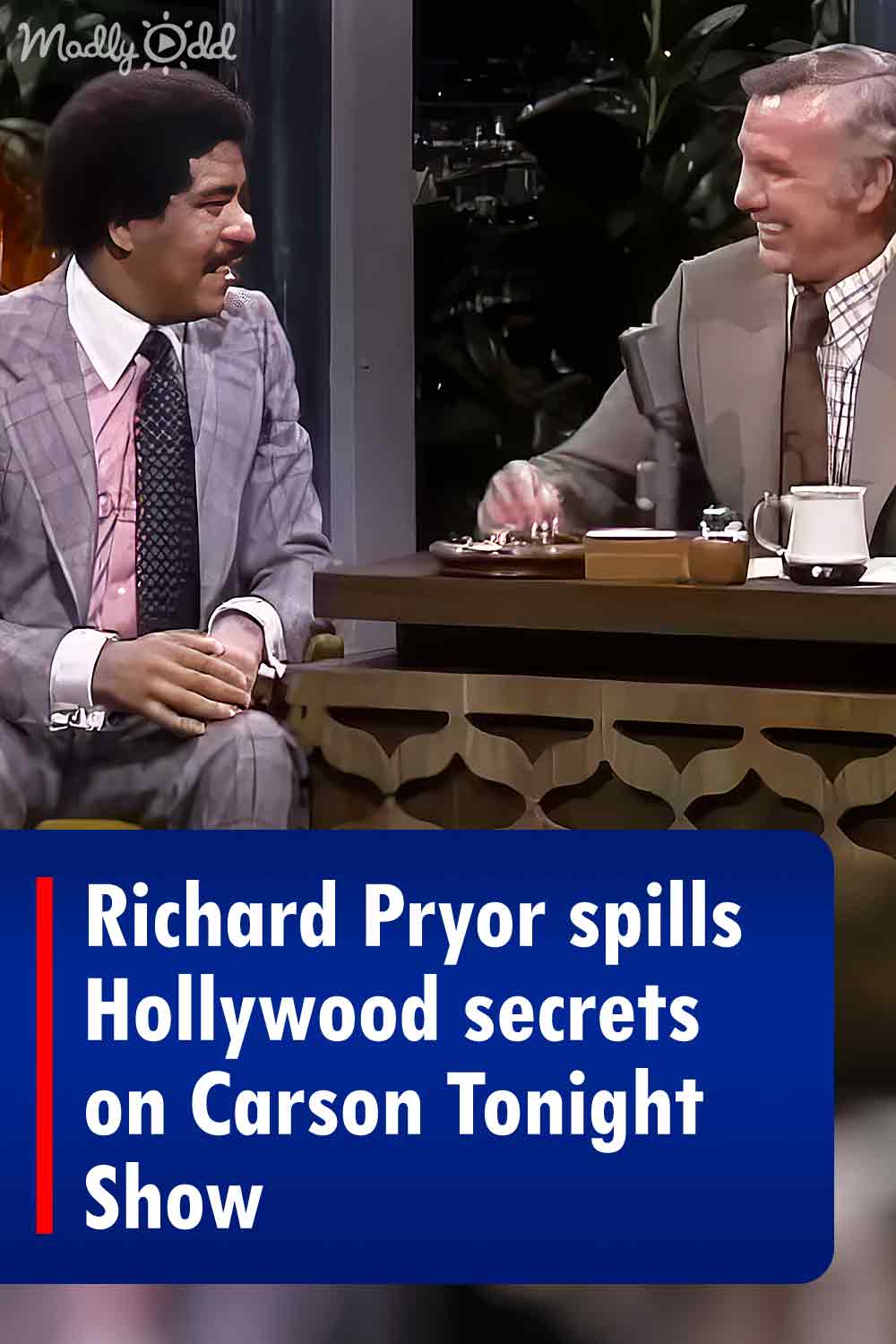Richard Pryor spills Hollywood secrets on Carson Tonight Show
