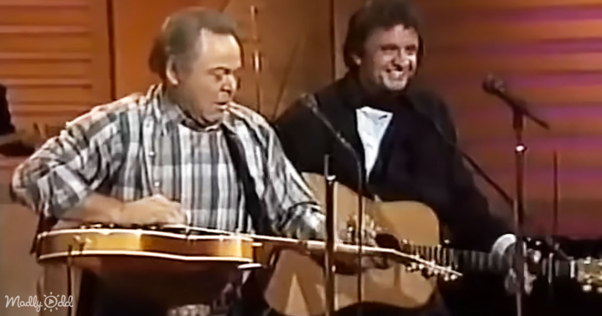Roy Clark And Johnny Cash's Funny Duet Had The Audience In Giggles ...