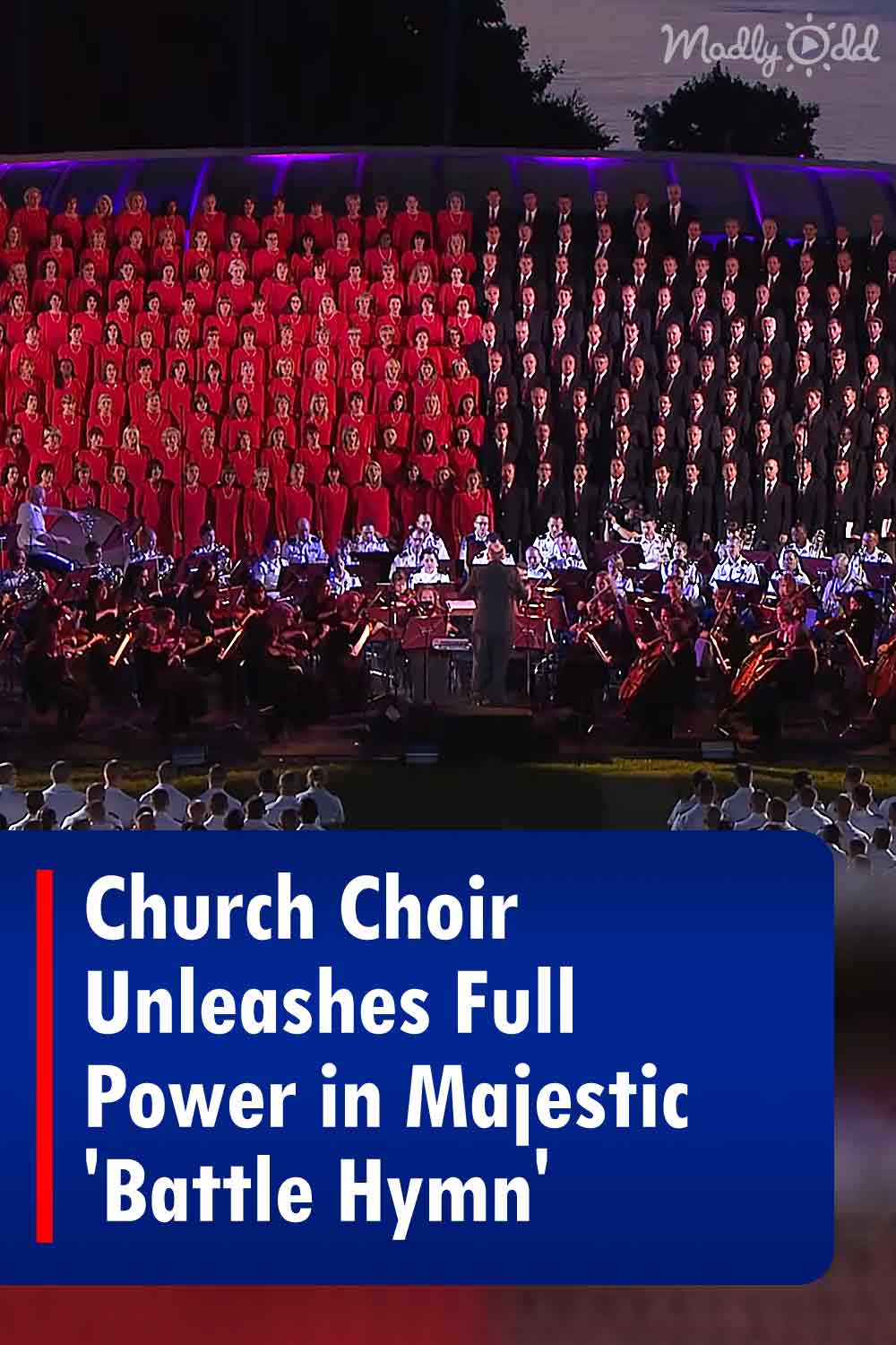 Church Choir Unleashes Full Power in Majestic \'Battle Hymn\'