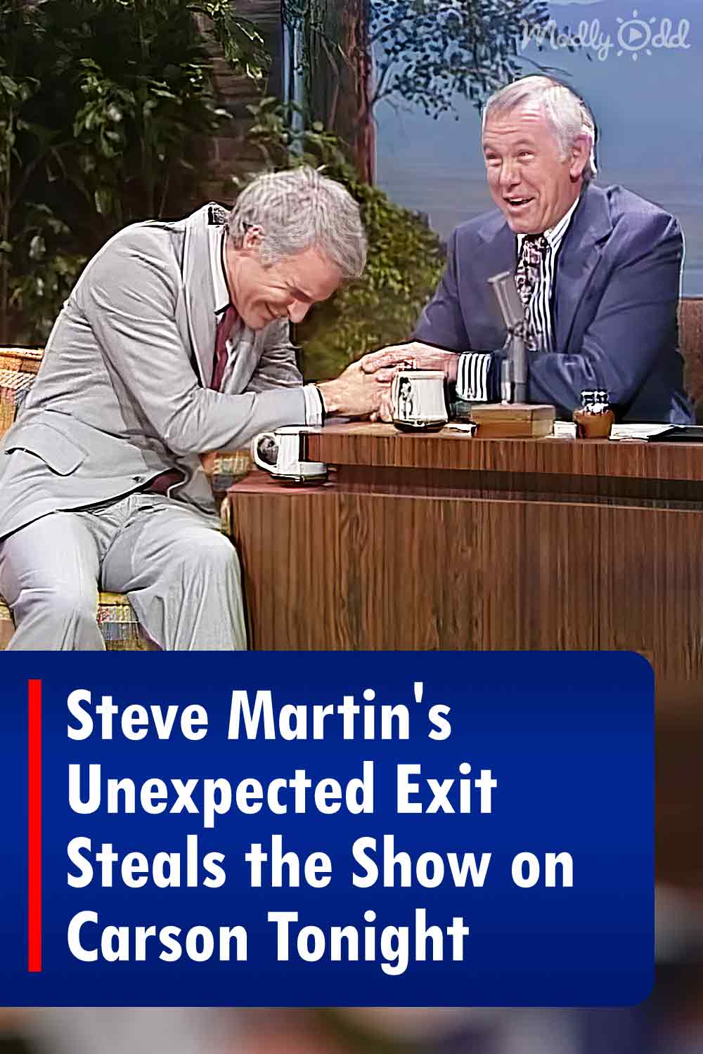 Steve Martin’s Unexpected Exit Steals the Show on Carson Tonight ...