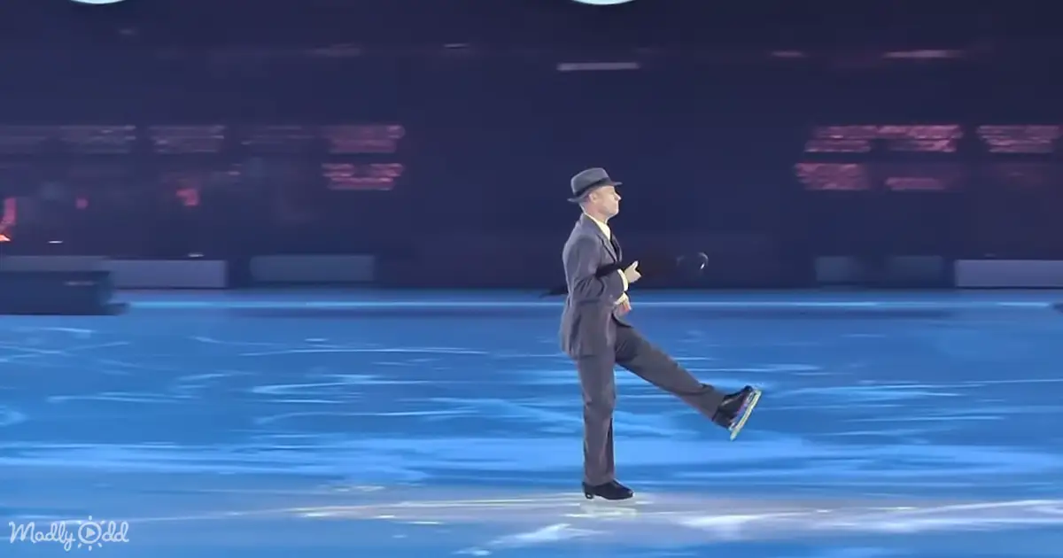 Skater’s flawless ice-skating to Gene Kelly’s ‘Singing in The Rain ...