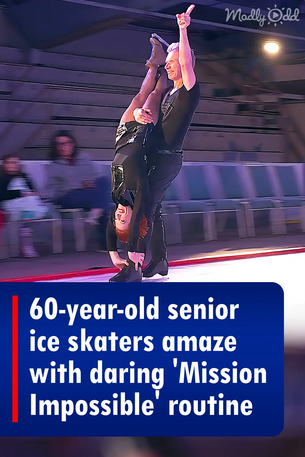 60-year-old senior ice skaters amaze with daring \'Mission Impossible\' routine