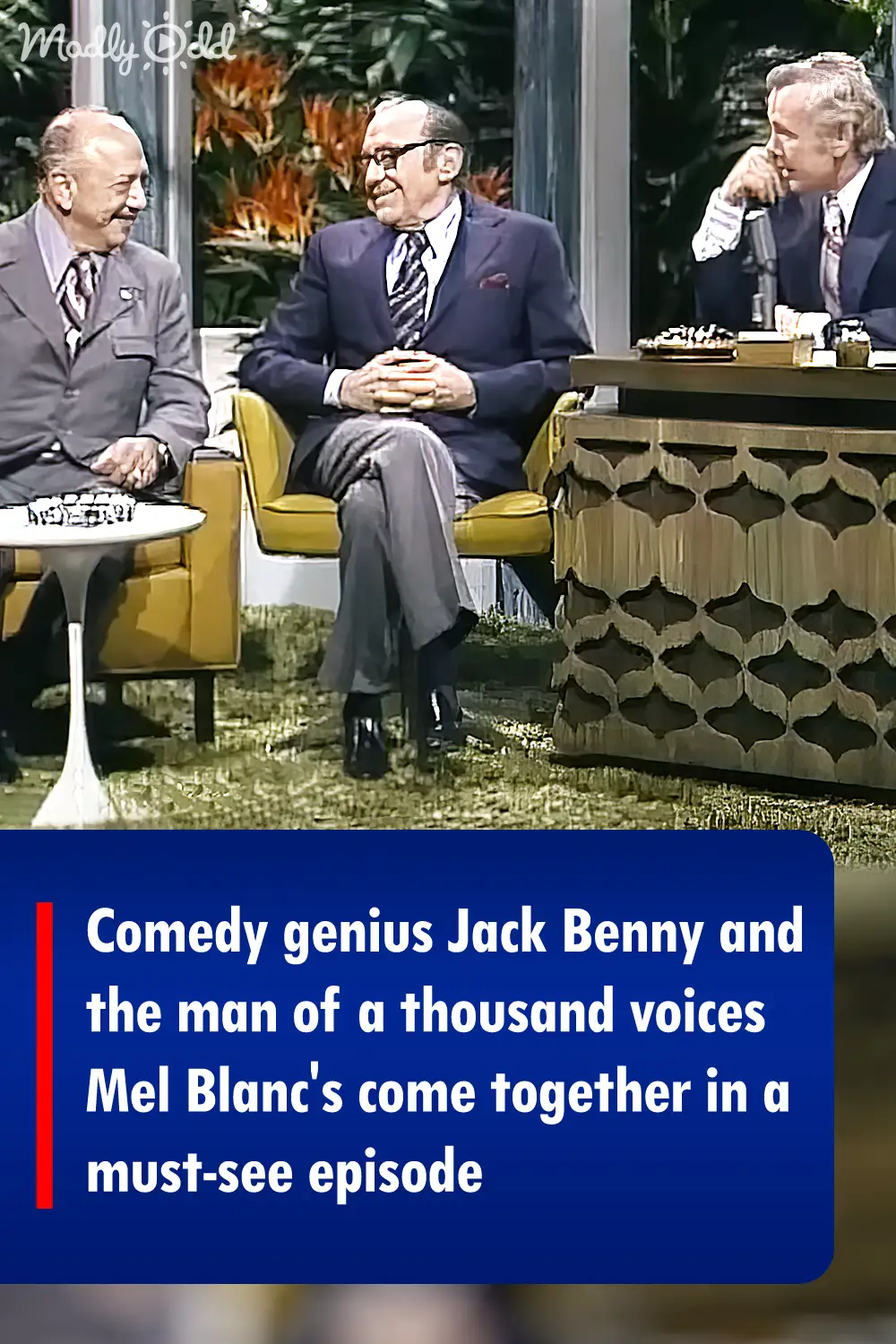 Comedy genius Jack Benny and the man of a thousand voices Mel Blanc's come together in a must-see episode