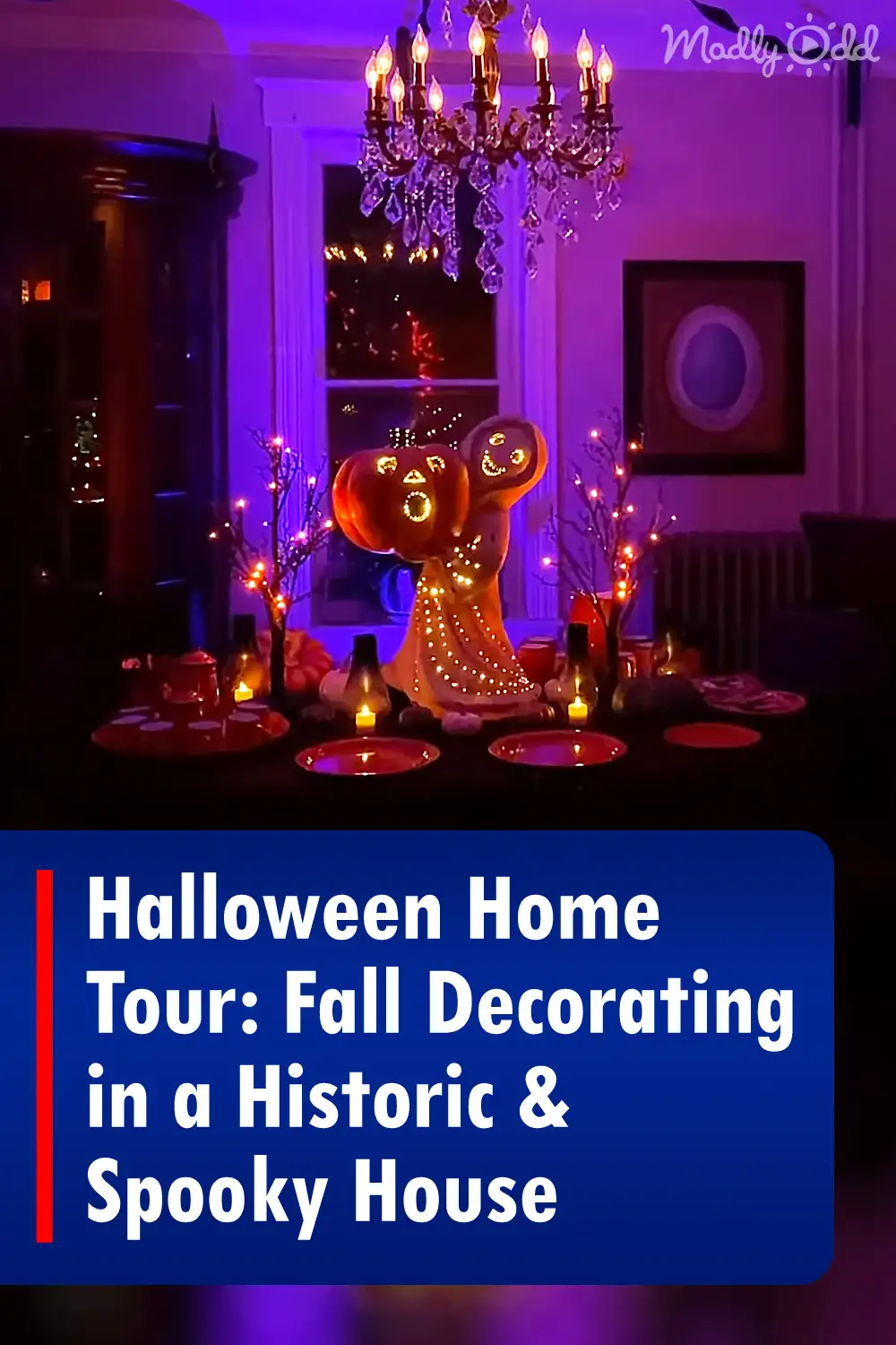Halloween Home Tour: Fall Decorating in a Historic & Spooky House