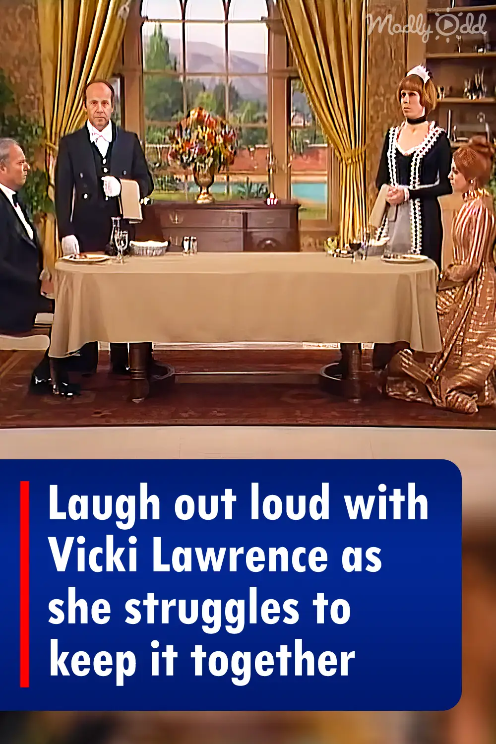Laugh out loud with Vicki Lawrence as she struggles to keep it together