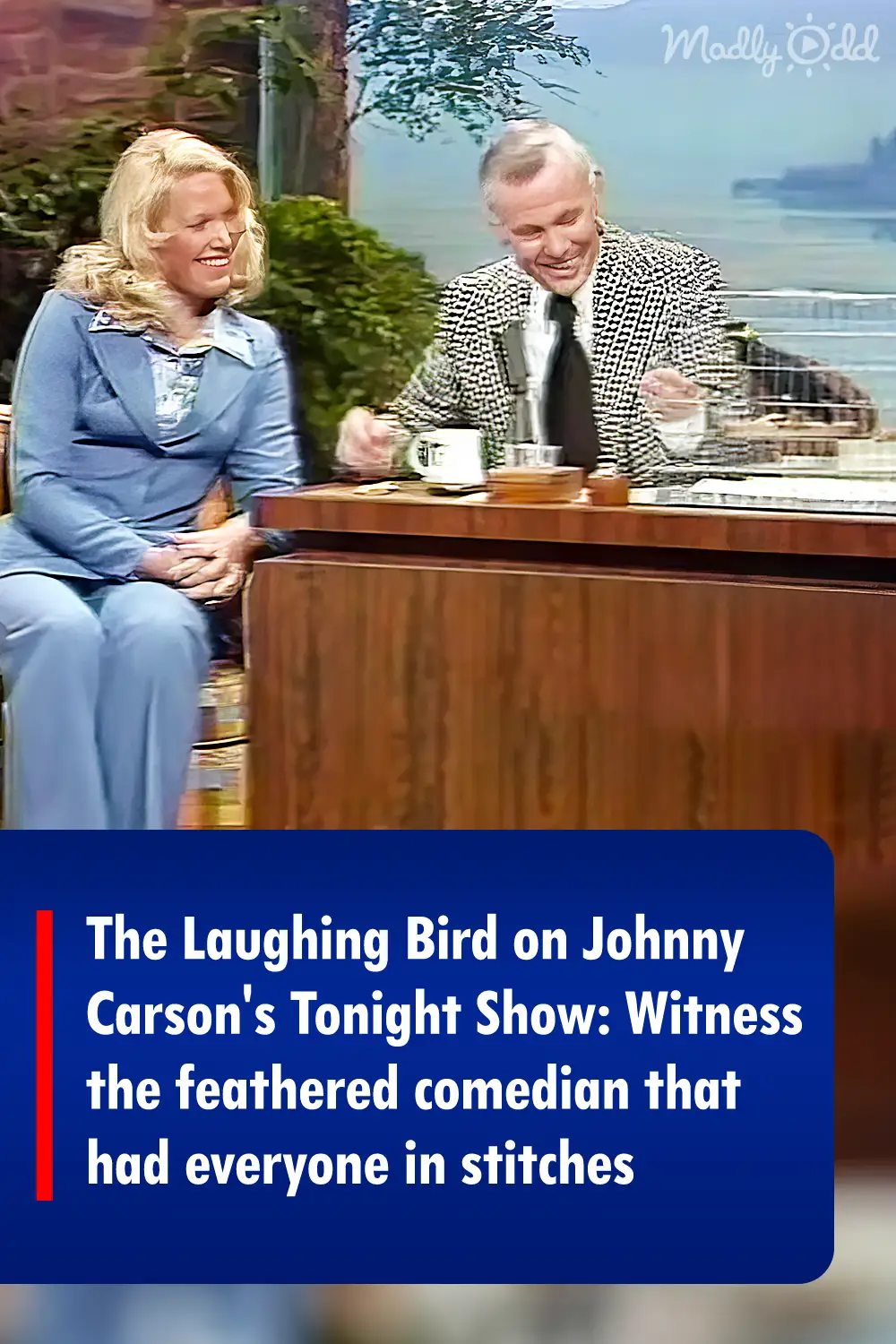 The Laughing Bird on Johnny Carson\'s Tonight Show: Witness the feathered comedian that had everyone in stitches