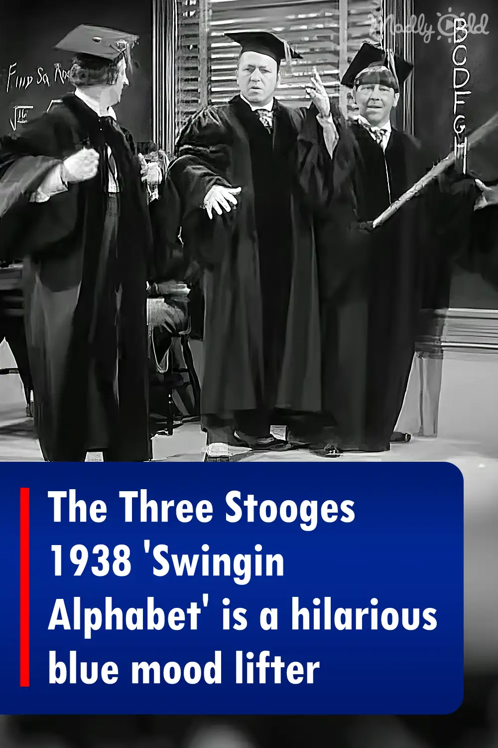 The Three Stooges 1938 'Swingin Alphabet' is a hilarious blue mood lifter
