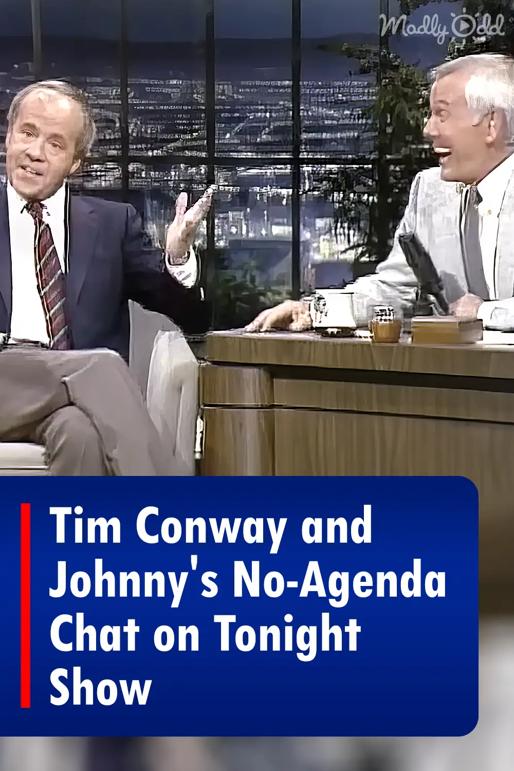 Tim Conway and Johnny's No-Agenda Chat on Tonight Show